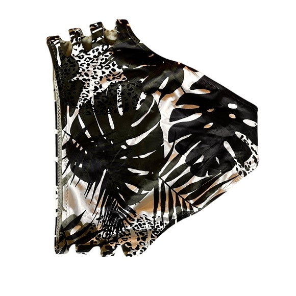 NWT Leaf Print Bikini Bottom - Picture 3 of 6